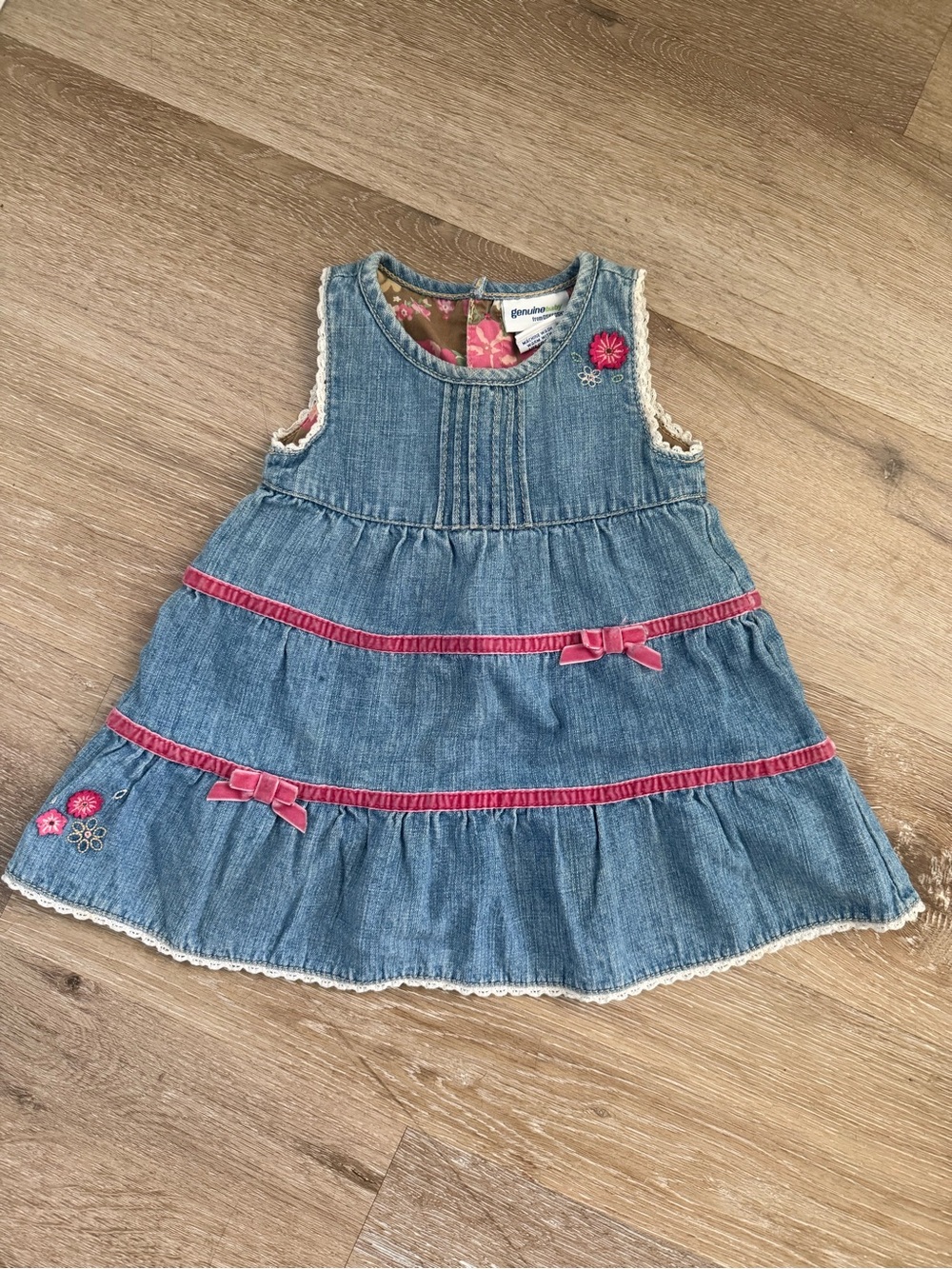 Vintage Y2K genuine baby Oshkosh denim dress